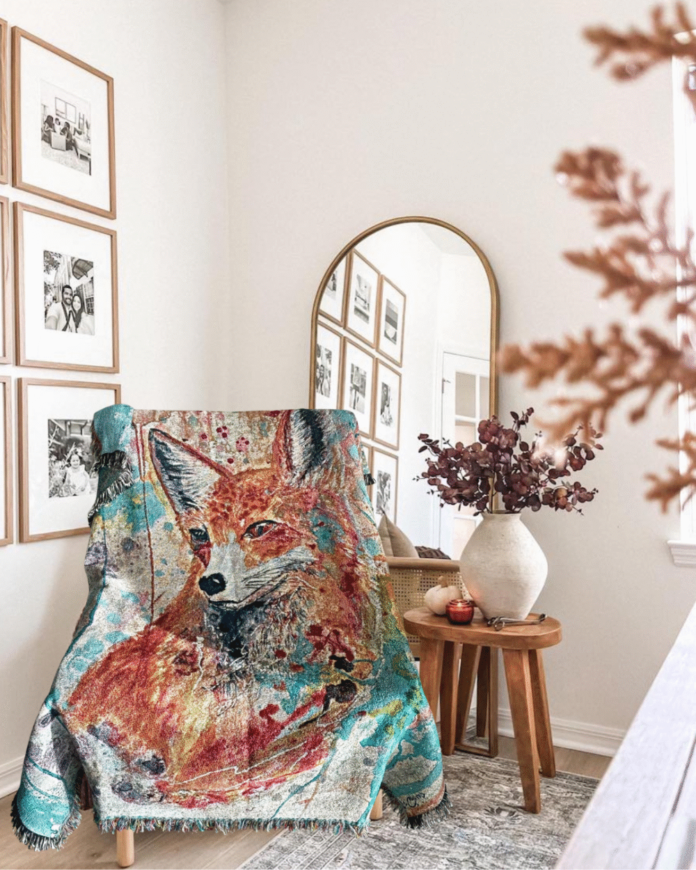 Foxy Curiosity Tapestry - Image 4
