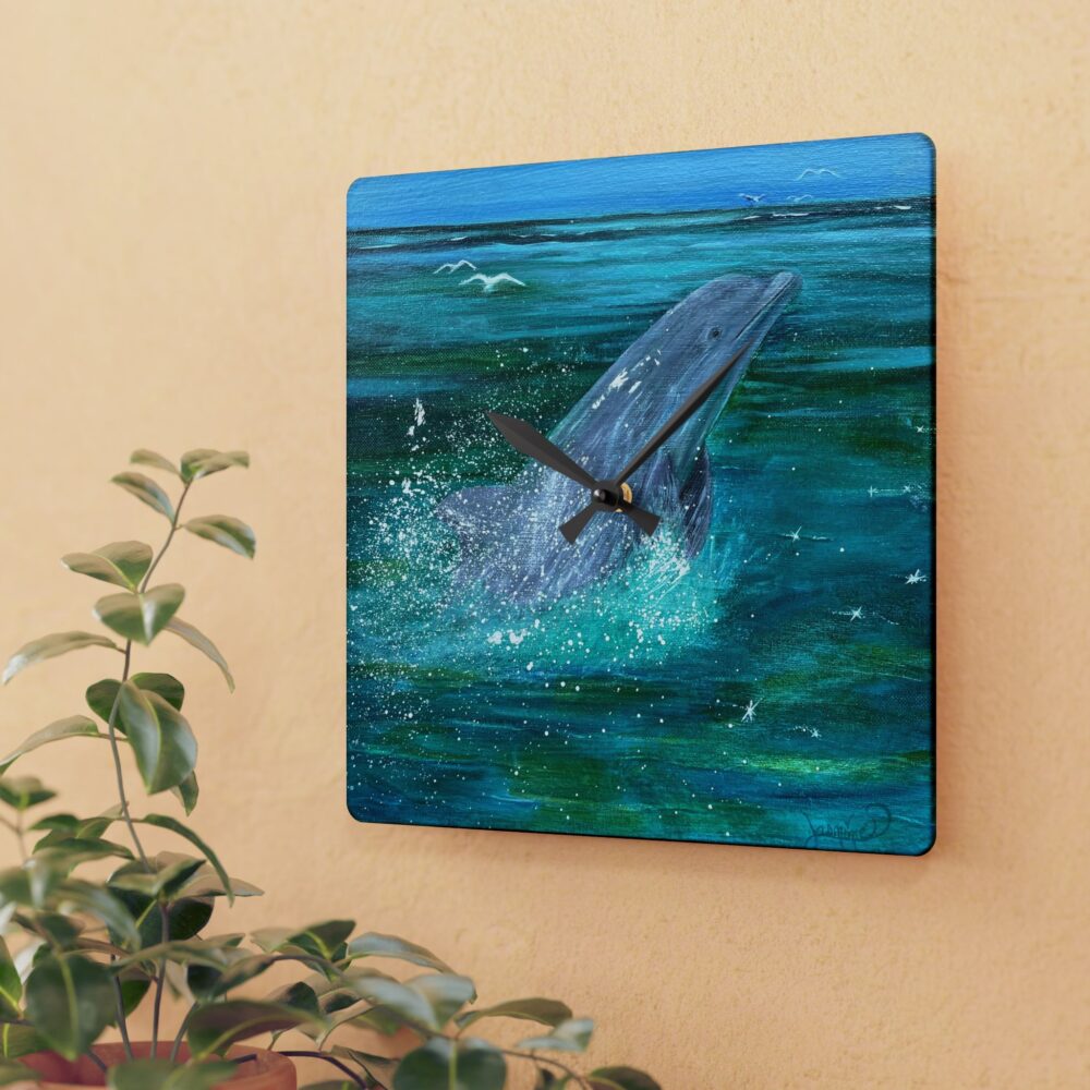 Ocean Splash Wall Clock - Image 3
