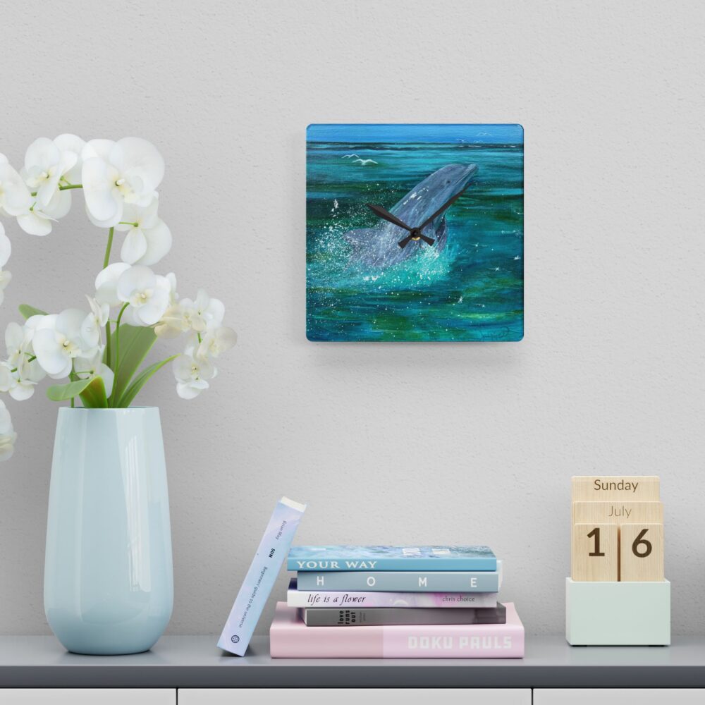 Ocean Splash Wall Clock - Image 2